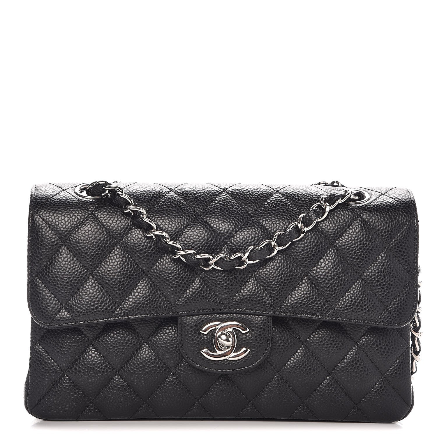 Chanel Caviar Quilted Small Double Flap Black 1 of 9