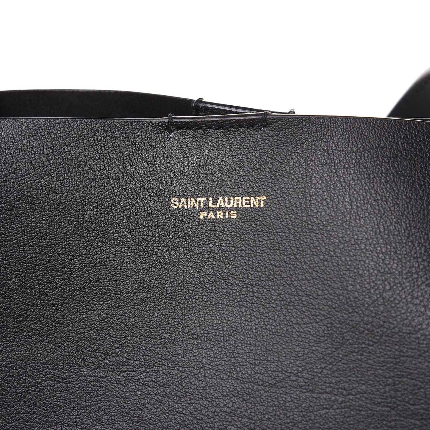Calfskin Large Shopping Tote Black