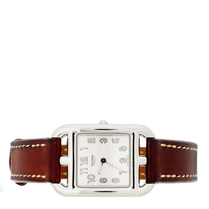 Hermes Stainless Steel Barenia 23mm Cape Cod Quartz Watch Fauve 2 of 5