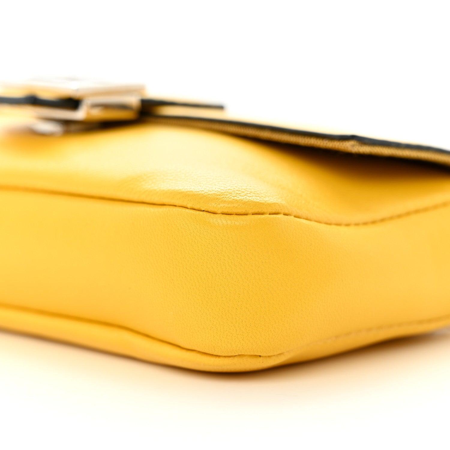 Fendi Nappa Micro Baguette Sunflower 10 of 14