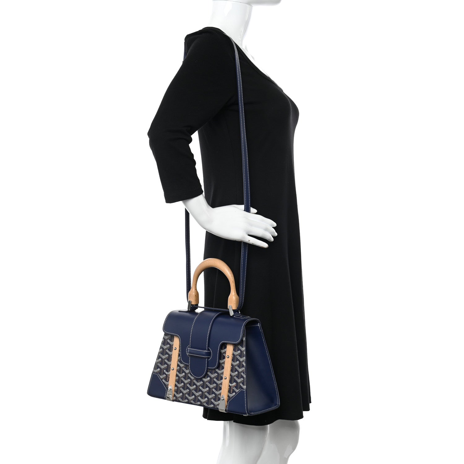 Goyard Goyardine Saigon PM Navy 2 of 9