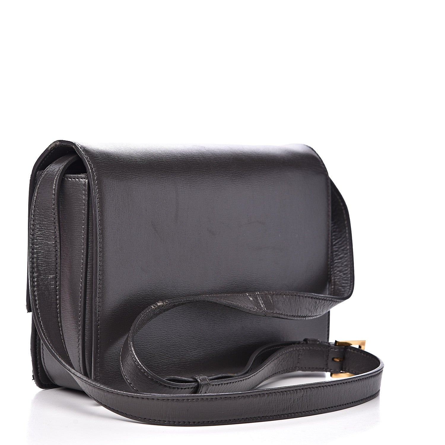 Saint Laurent Smooth Calfskin Suede Medium Bellechasse Grey 2 of 20