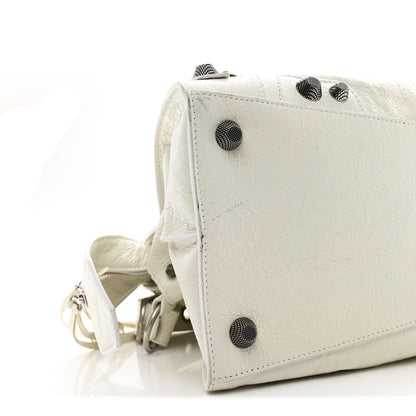 Balenciaga Agneau Arena Neo Cagole City Handbag Optic White 10 of 13