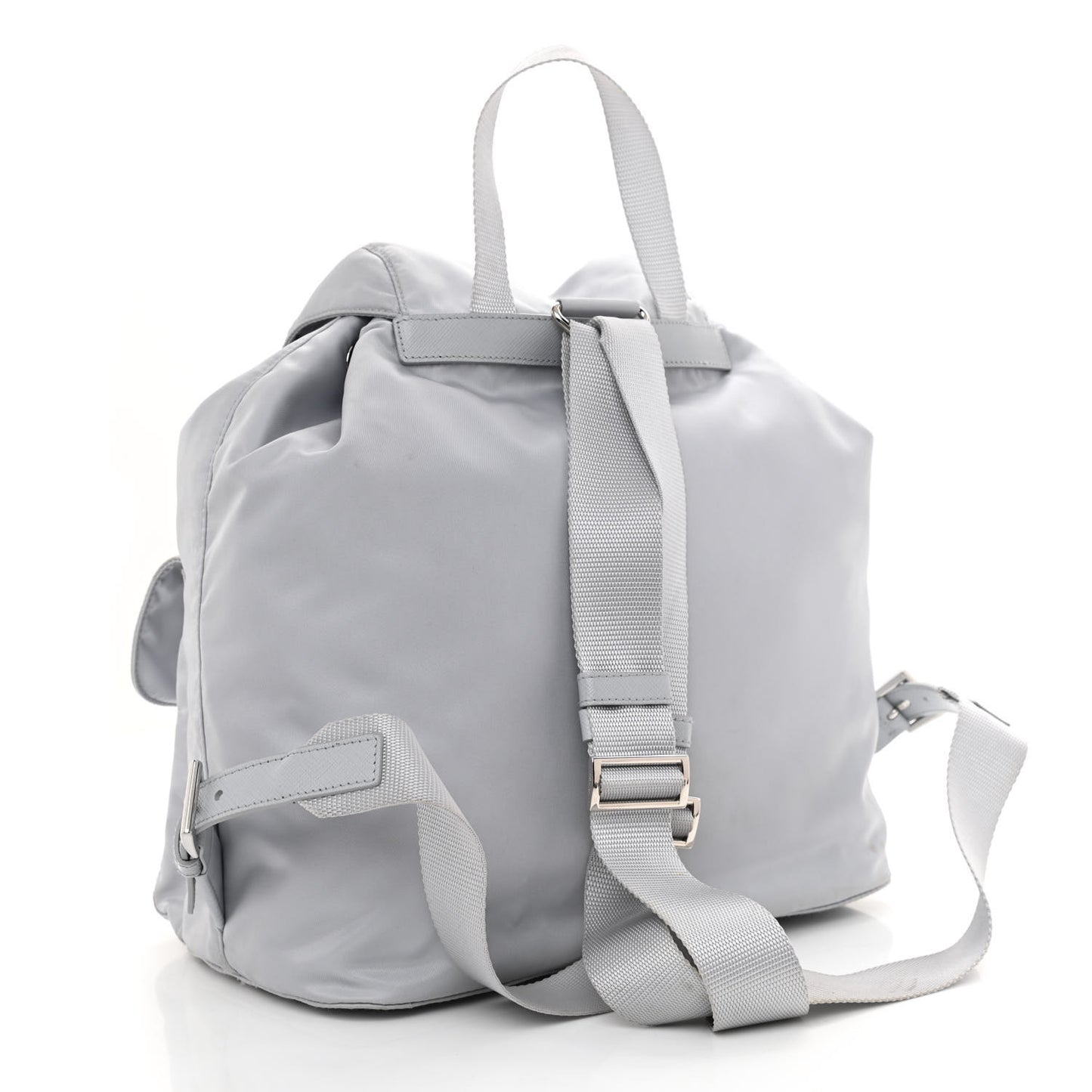 Tessuto Nylon Vela Small Backpack Light Grey