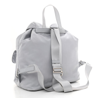 Prada Tessuto Nylon Vela Small Backpack Light Grey 4 of 13