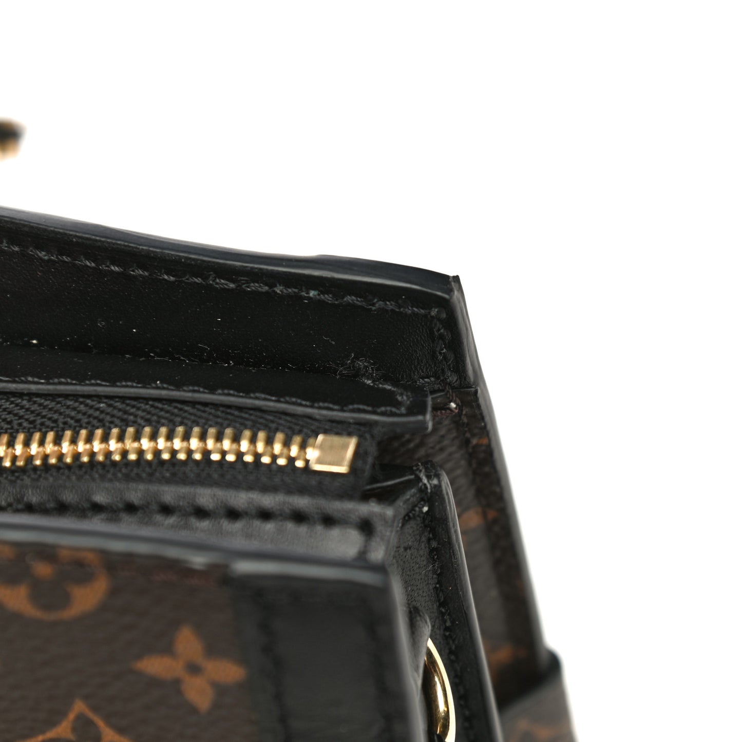 Reverse Monogram Trunk Clutch