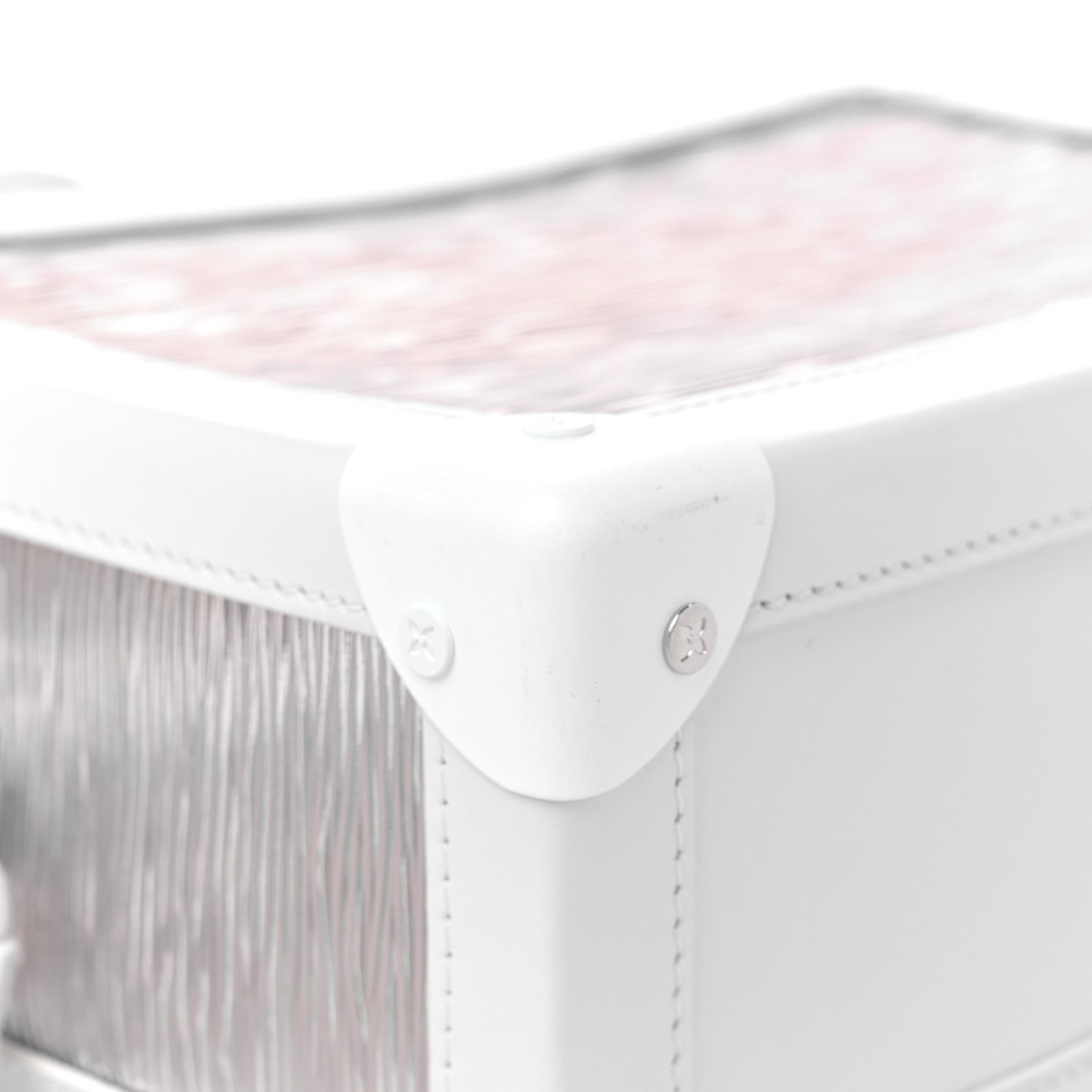 Calfskin PVC Epi Plage Soft Trunk Optic White