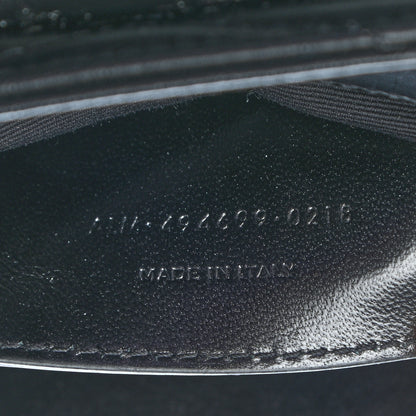 Saint Laurent Calfskin Y Quilted Monogram Small Loulou Chain Satchel Black 10 of 10
