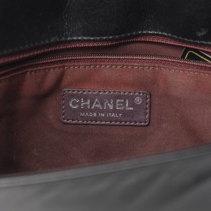 Chanel Glazed Calfskin Quilted Medium Coco Boy Flap Black 5 of 18