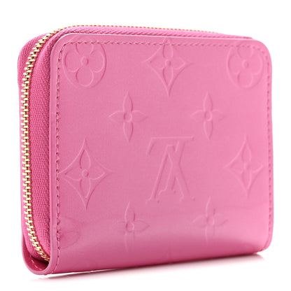 Louis Vuitton Vernis Enamel Heart Zippy Coin Purse Neon Pink 3 of 7