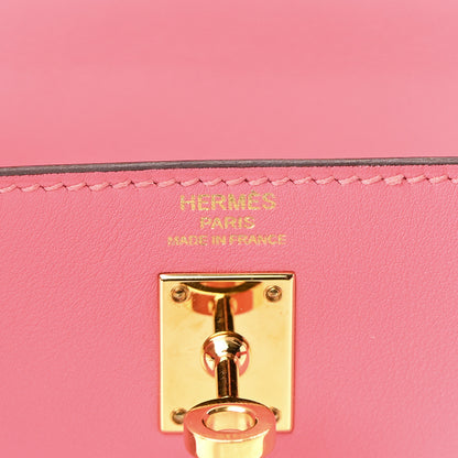 Hermes Swift Kelly Retourne 25 Rose Azalee 6 of 11