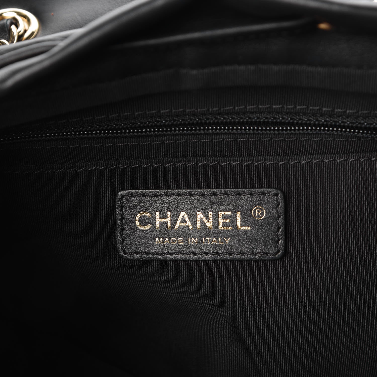 Chanel Lambskin Quilted Small Urban Spirit Backpack Black 6 of 7