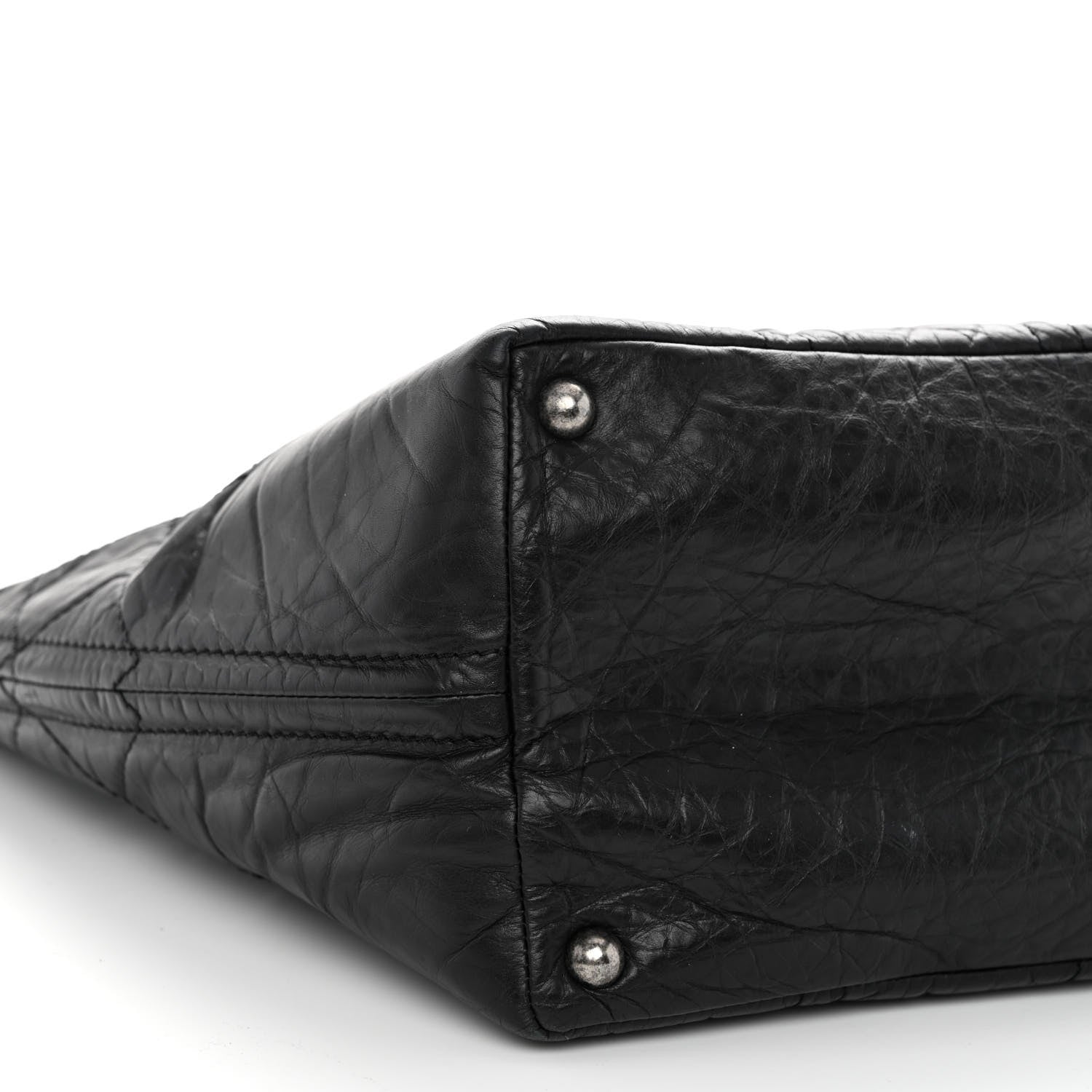 Chanel Calfskin Small Shopping in Moscow Tote Black 9 of 10