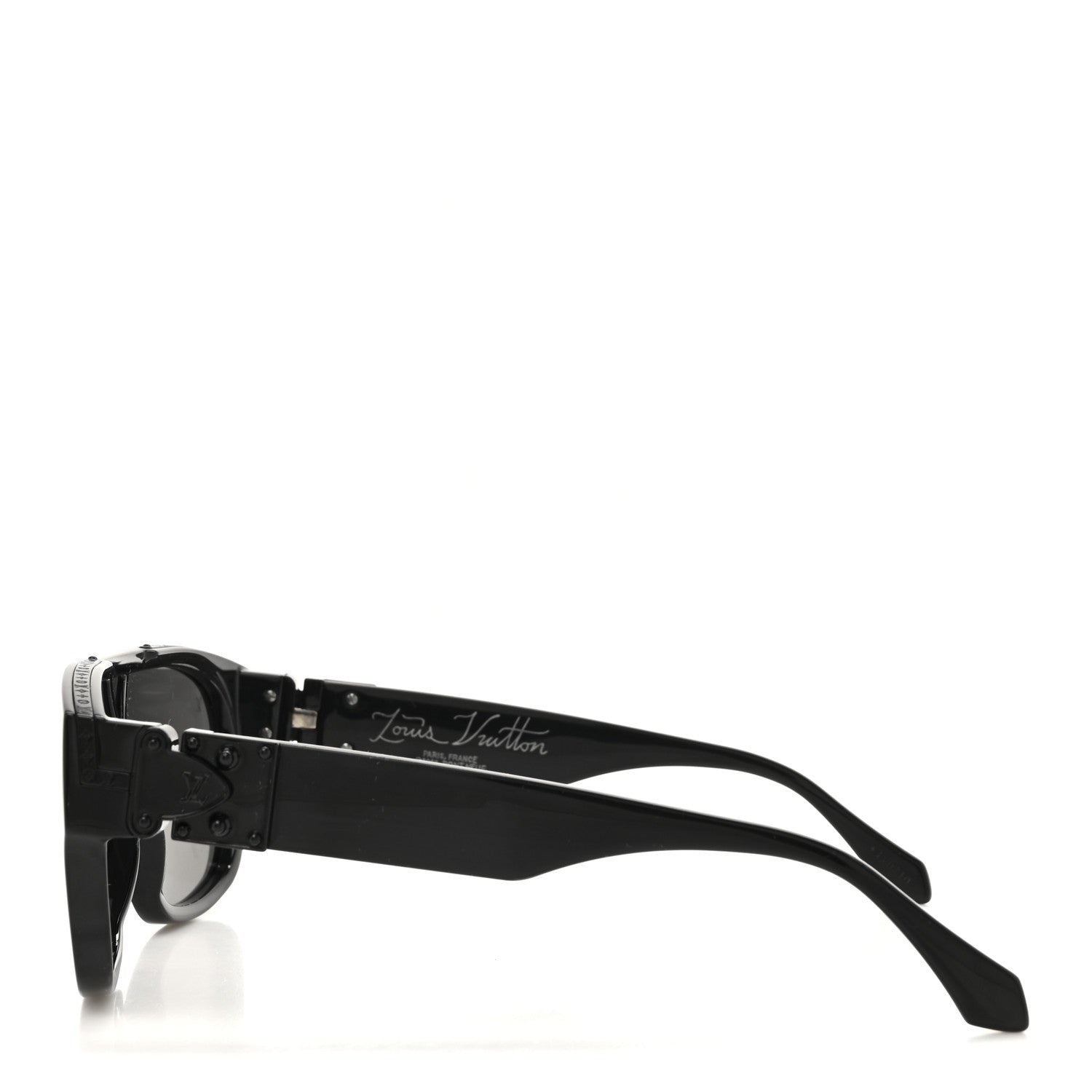 Louis Vuitton Acetate 1.1 Millionaires Mask Sunglasses Z1258W Black 3 of 7