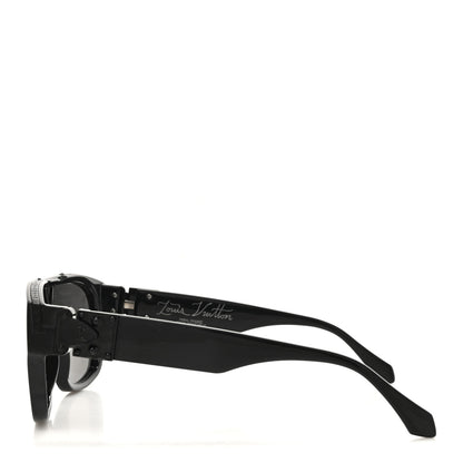 Louis Vuitton Acetate 1.1 Millionaires Mask Sunglasses Z1258W Black 3 of 7