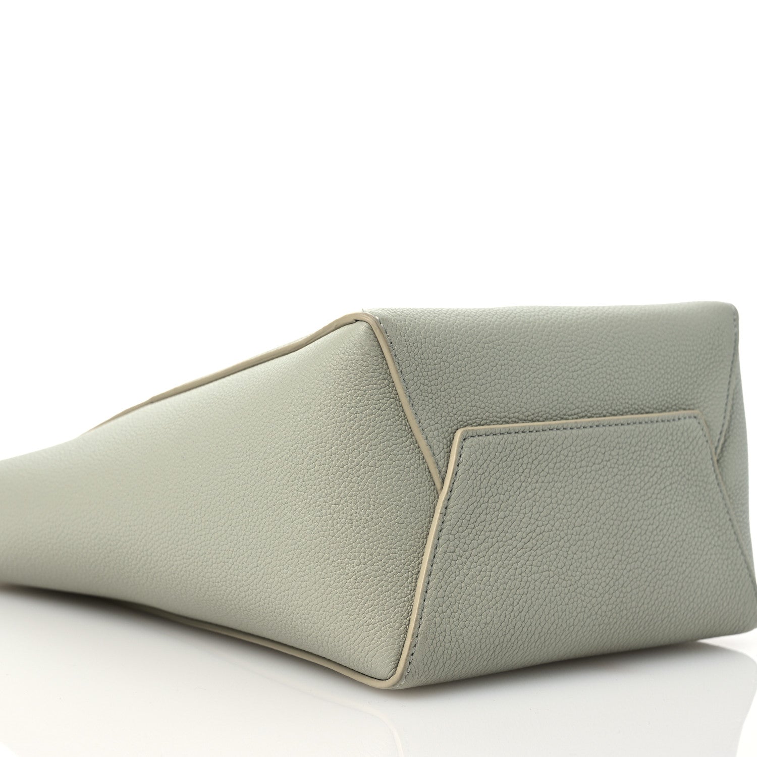 Celine Soft Grained Calfskin Small Sangle Bucket Bag Grey 9 of 12