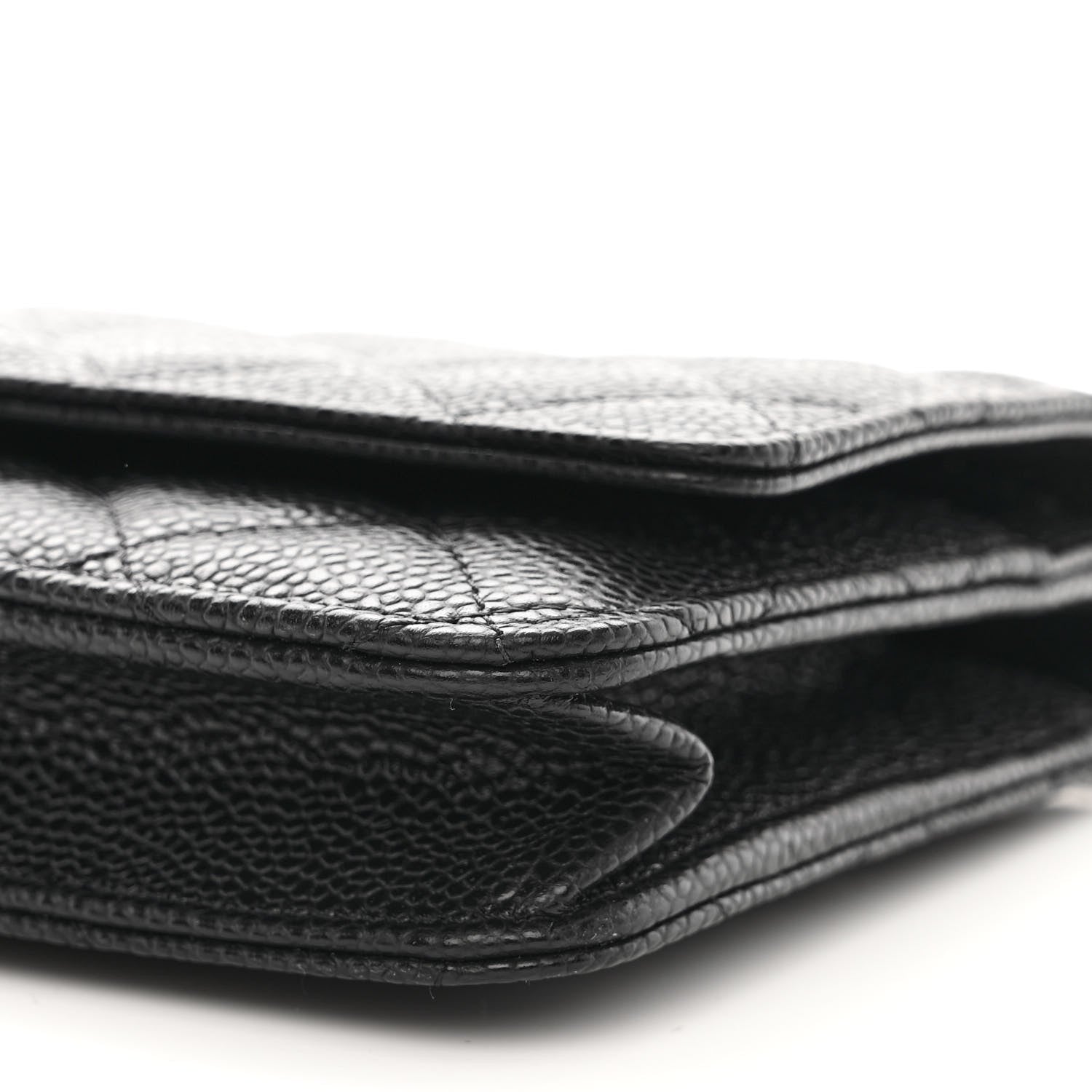 Chanel Caviar Quilted Wallet on Chain WOC Black 11 of 12