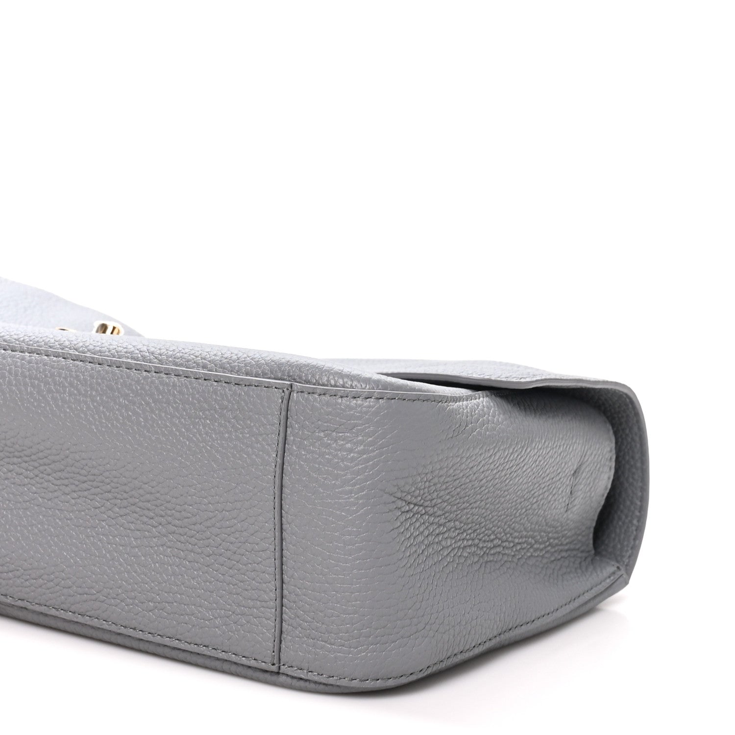 Chanel Grained Calfskin Small Souplissimo Maxi Flap Grey 10 of 11