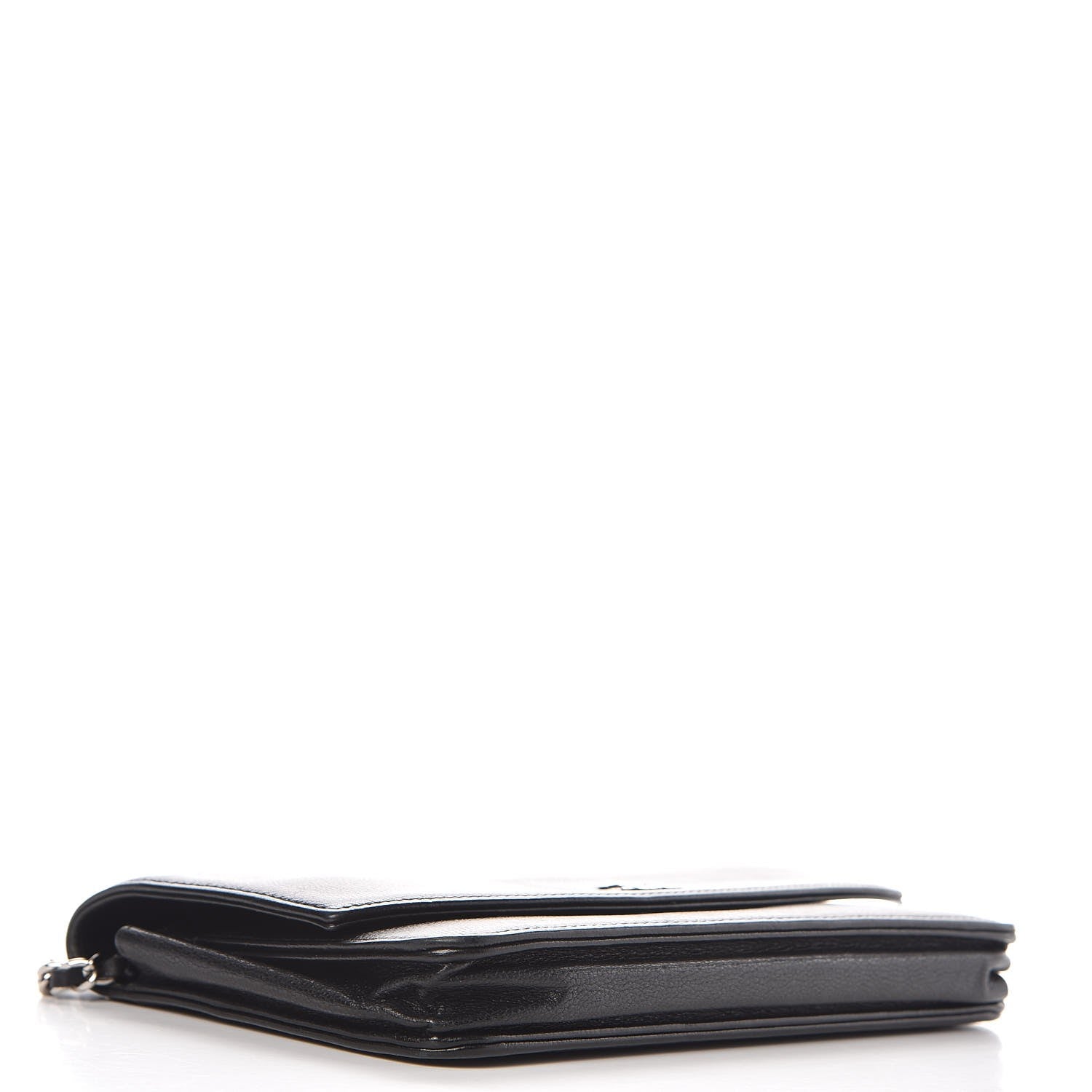 Chanel Caviar Sevruga Wallet On Chain WOC Black 4 of 10