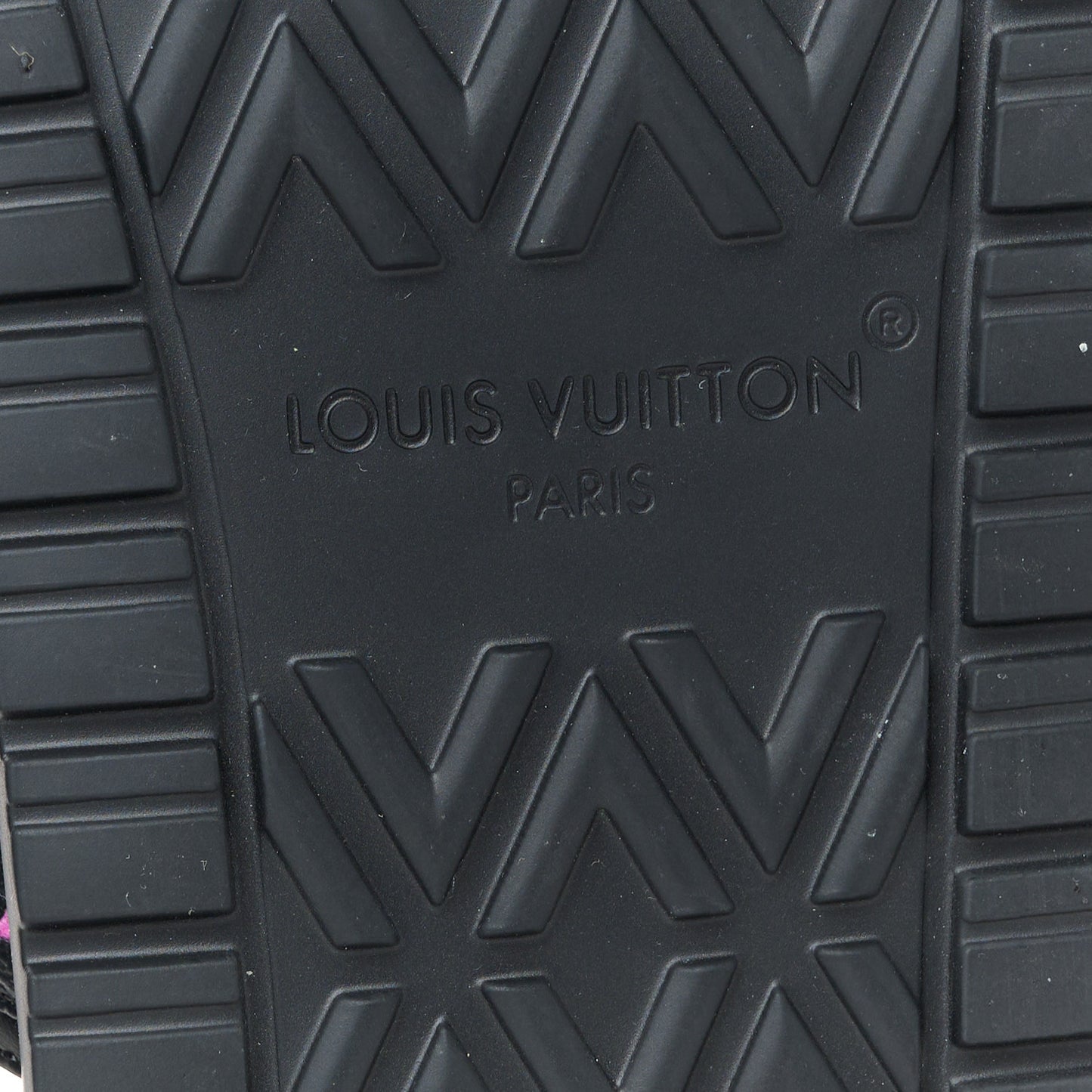 LV X TM Monogram Multicolor Sunset Flat Sandals 38 Black