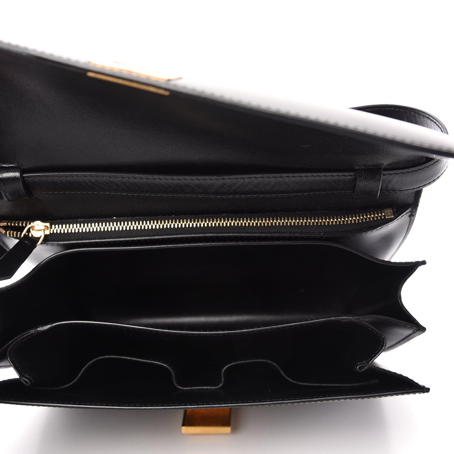 Celine Box Calfskin Medium Classic Box Flap Bag Black 5 of 10