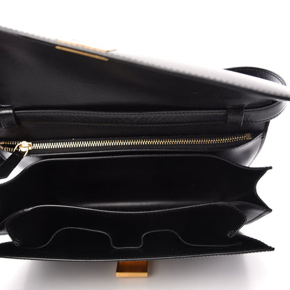 Celine Box Calfskin Medium Classic Box Flap Bag Black 5 of 10