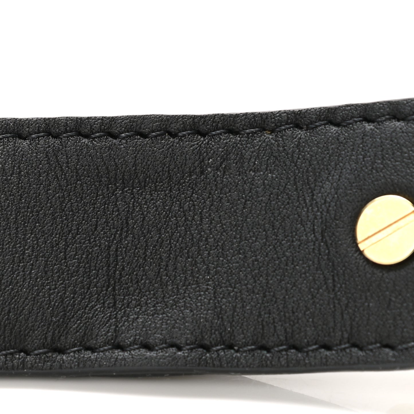 Reverse Monogram Bandouliere Shoulder Strap XL Black