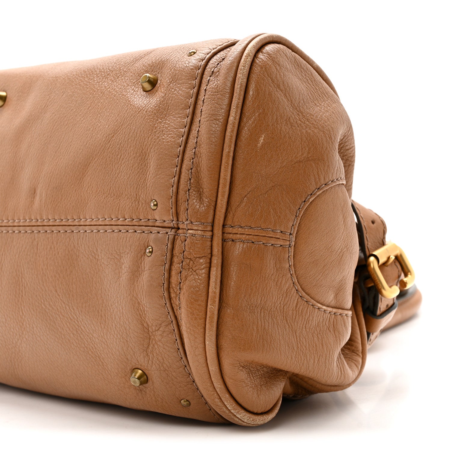 Chloe Calfskin Medium Paddington Satchel Tan 10 of 16