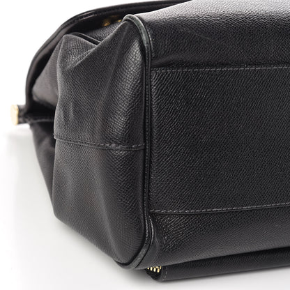 Dolce & Gabbana Dauphine Large Miss Sicily Satchel Black 9 of 13