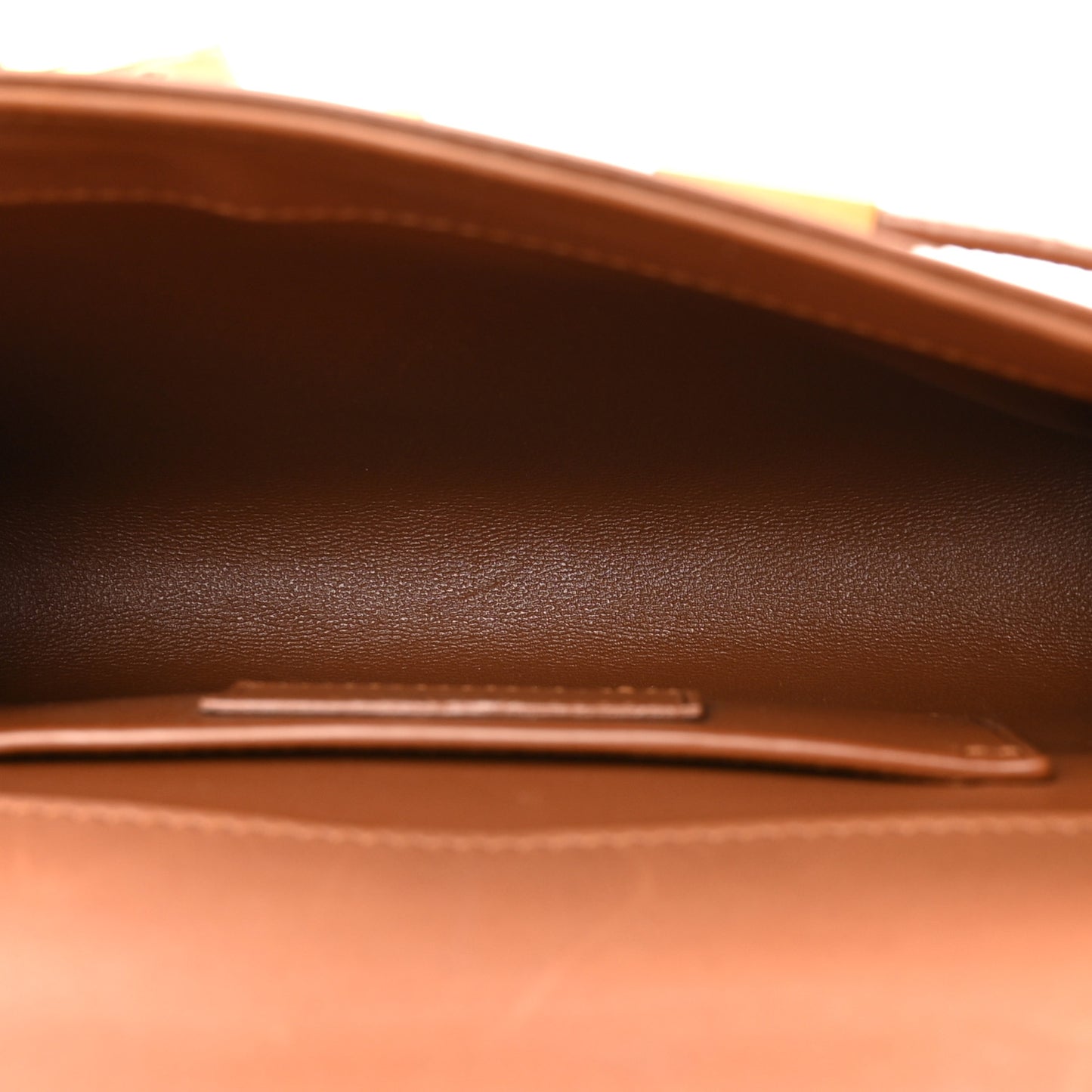 Canvas Calfskin Mini Manhattan Shoulder Bag  Natural Beige Brick