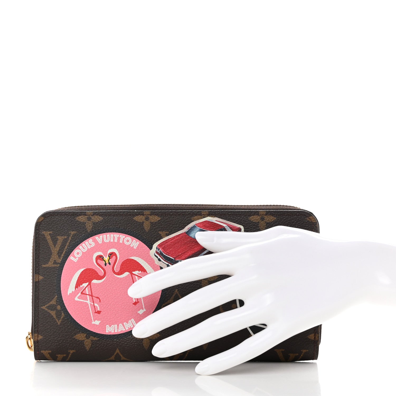 Louis Vuitton Monogram World Tour Zippy Wallet 2 of 8