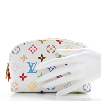 Louis Vuitton LV x TM Monogram Multicolor Cosmetic Pouch PM White 2 of 7
