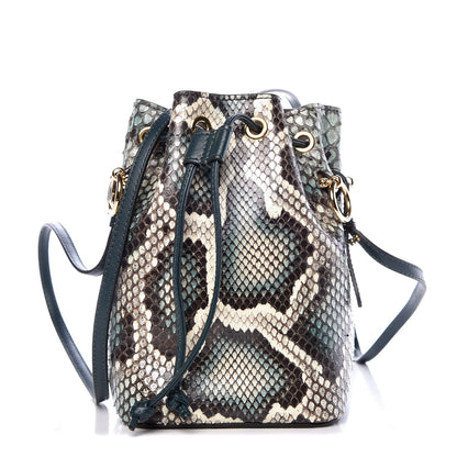 Fendi Python F is Small Mon Tresor Bucket Bag Amazzonia 1 of 7
