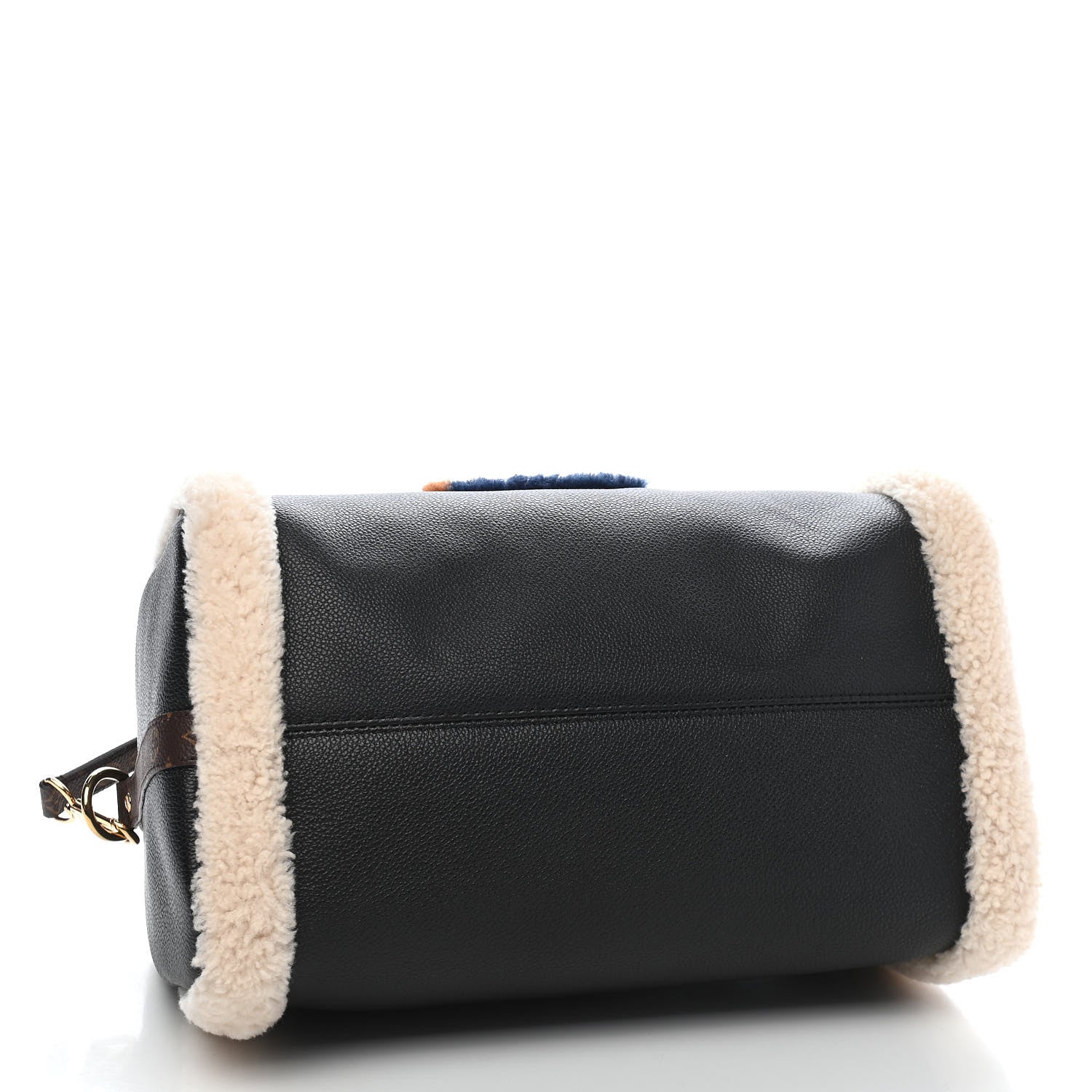 Louis Vuitton Calfskin Monogram Teddy Speedy Bandouliere 30 Black 4 of 9