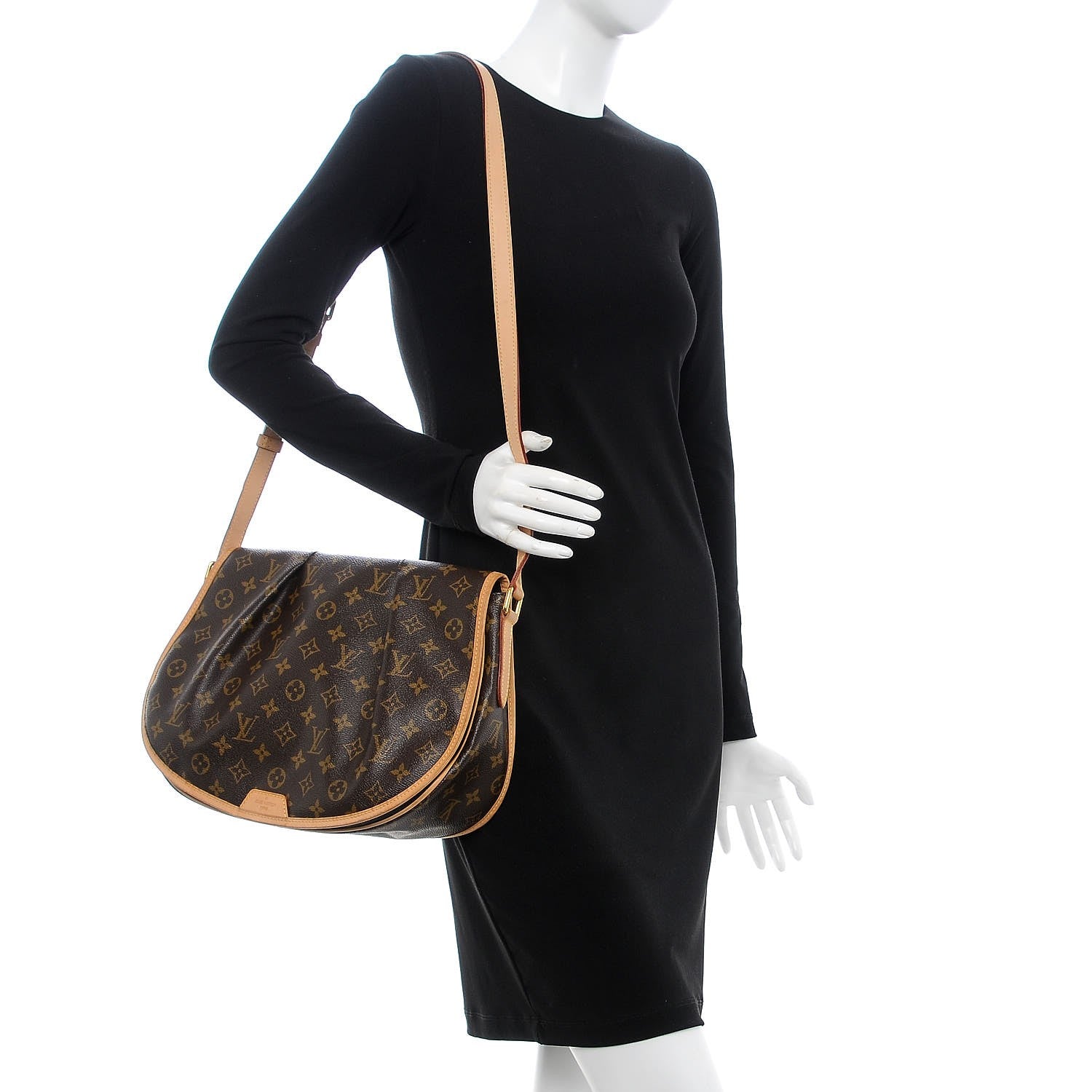 Louis Vuitton Monogram Menilmontant MM 2 of 9