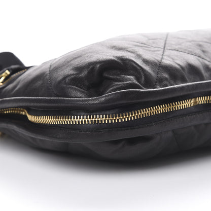 Lanvin Lambskin Quilted Medium Amalia Shoulder Bag Black 7 of 9