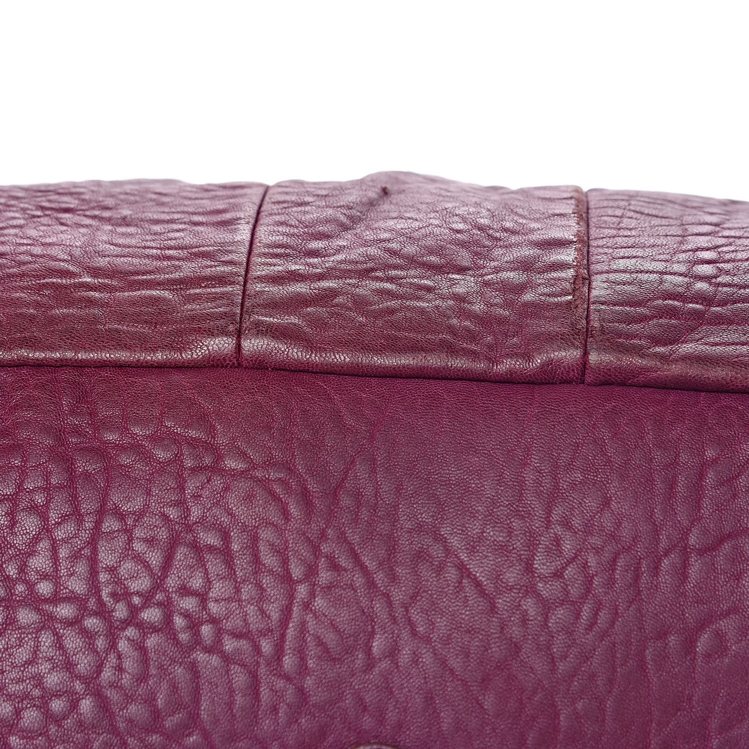 Saint Laurent Pebbled Lambskin Medium Easy Sac Purple 14 of 18