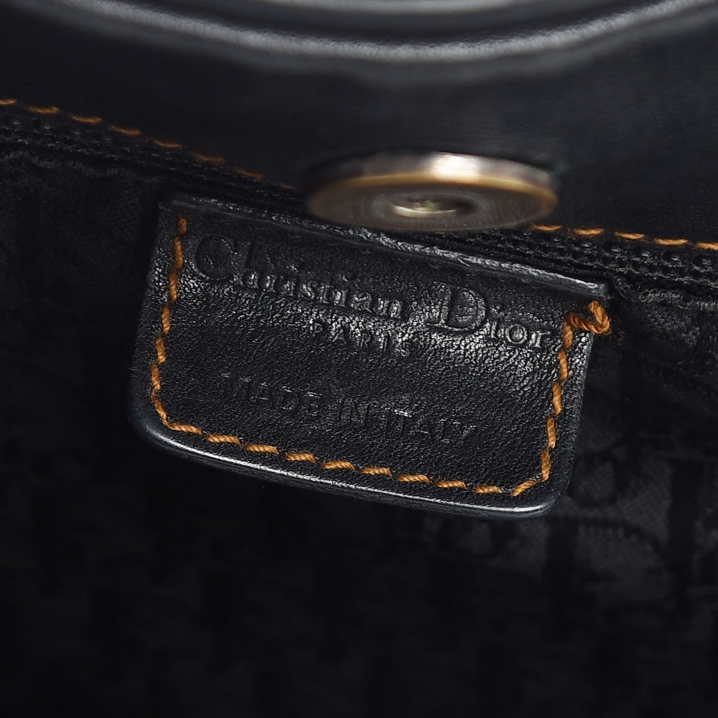 Calfskin Medium Gaucho Double Saddle Bag Black