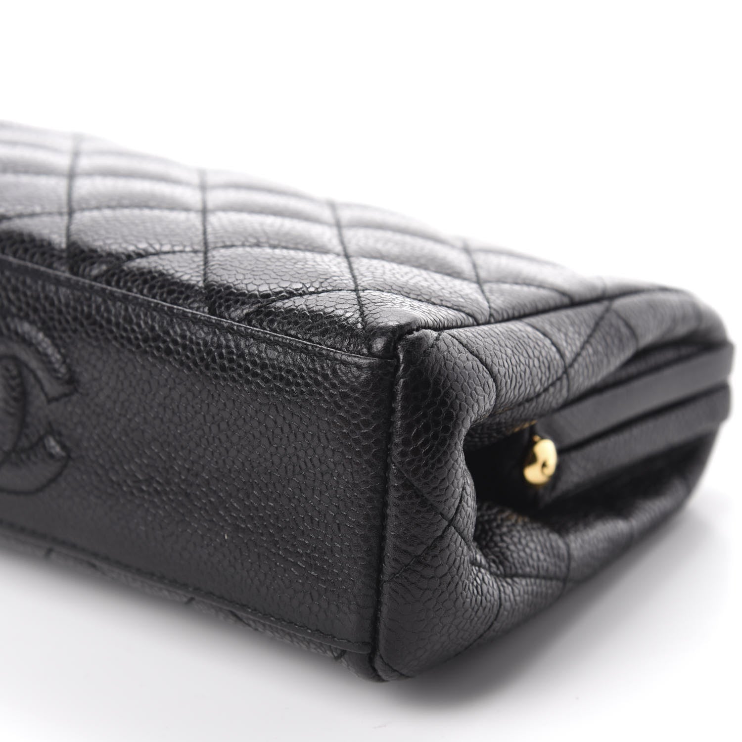 Chanel Caviar Quilted Frame Evening Bag Black 7 of 13