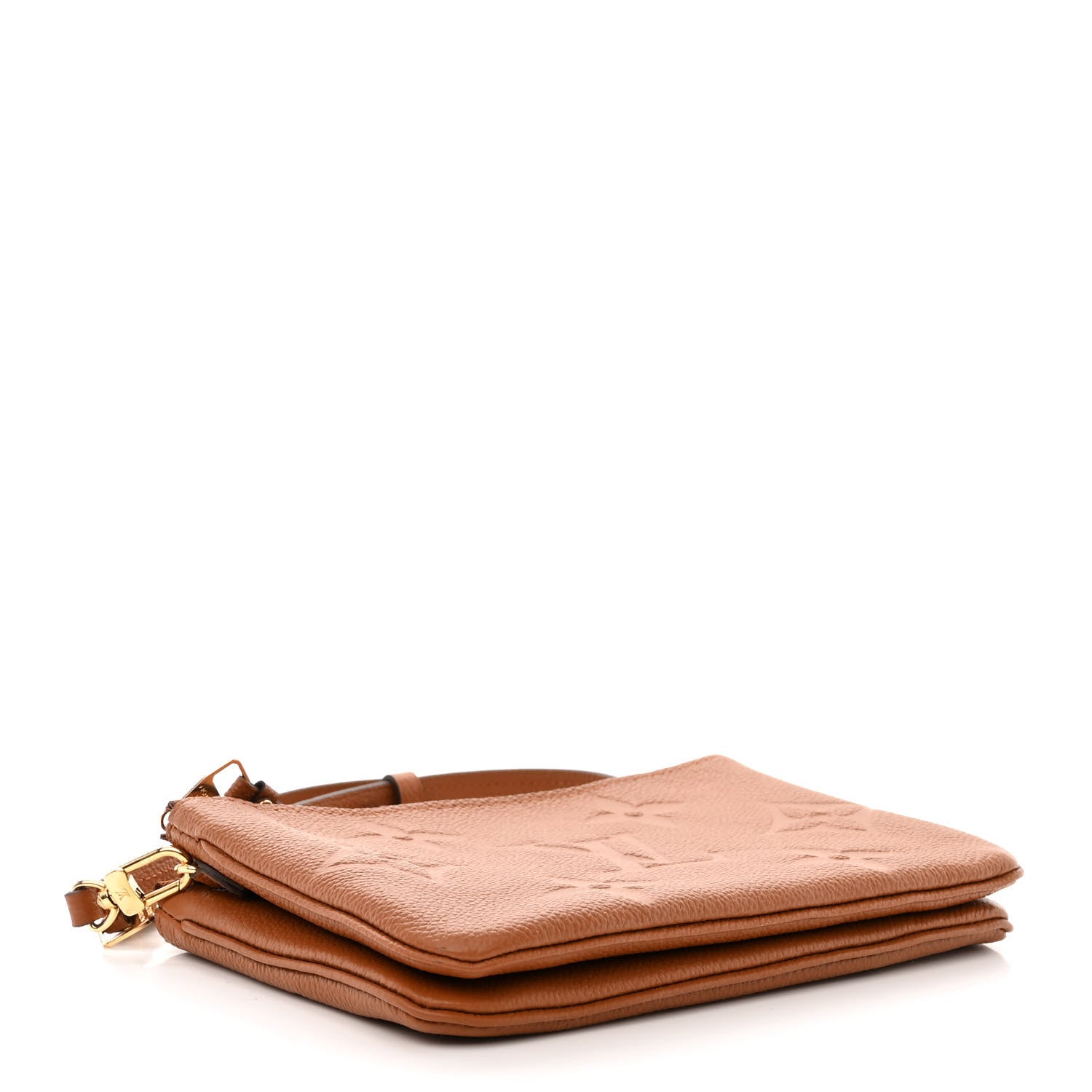 Louis Vuitton Empreinte Monogram Giant Double Zip Pochette Caramel 4 of 11