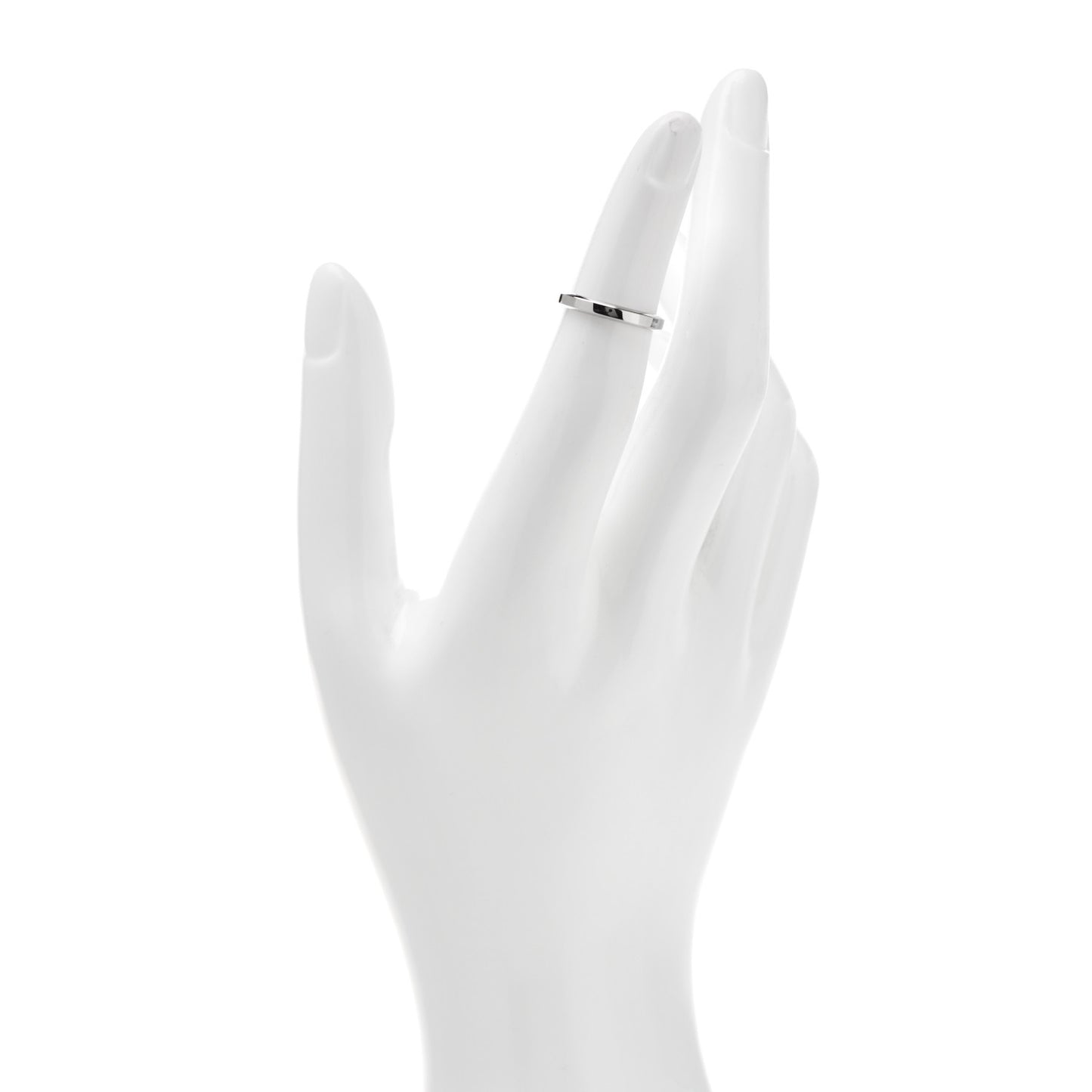 Platinum 2.5mm Toujours Wedding Band Ring 46 3.75