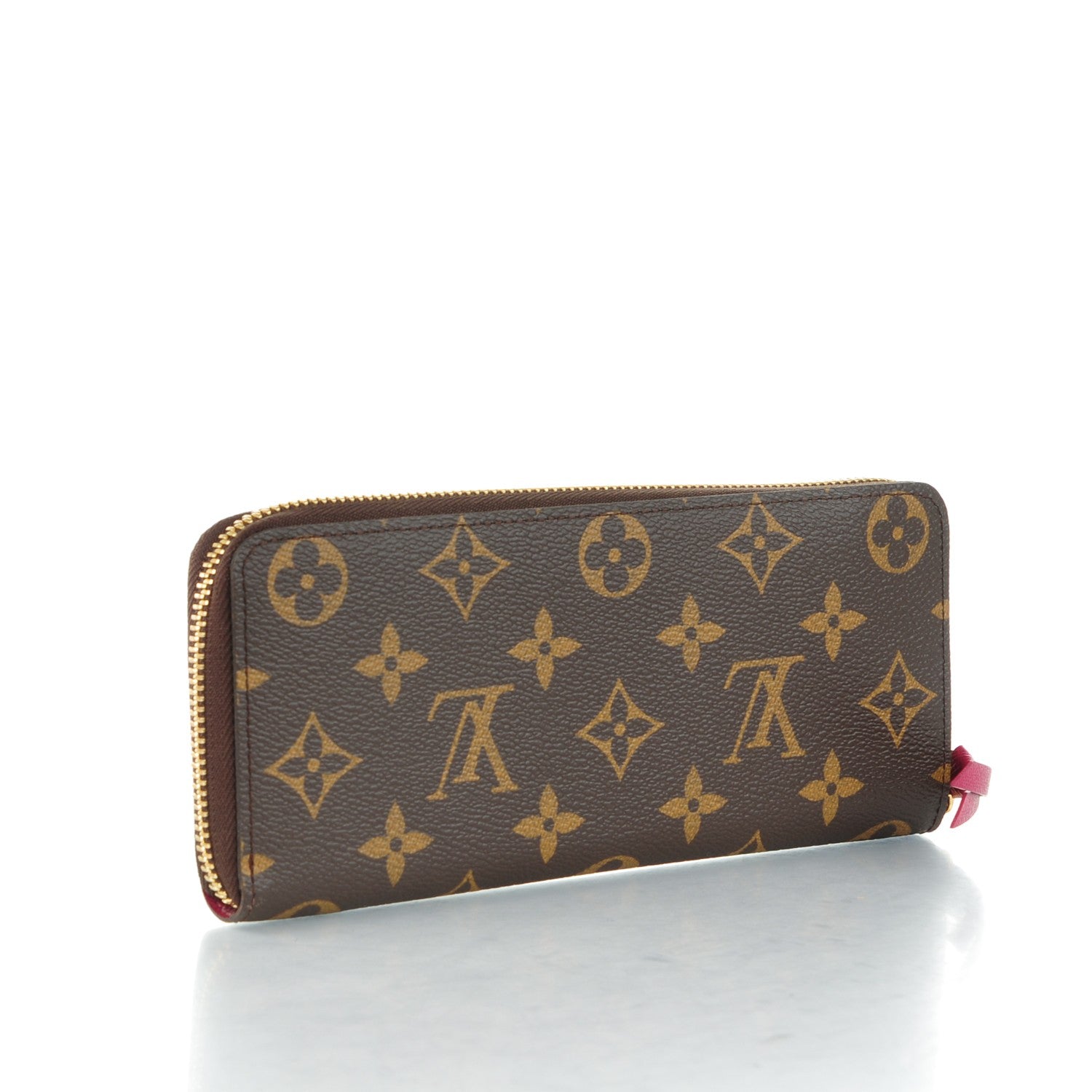 Louis Vuitton Monogram Clemence Wallet Fuchsia 3 of 7