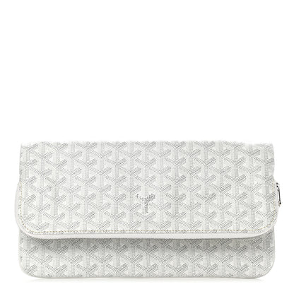 Goyard Goyardine Sainte Marie Soft Clutch White 1 of 8