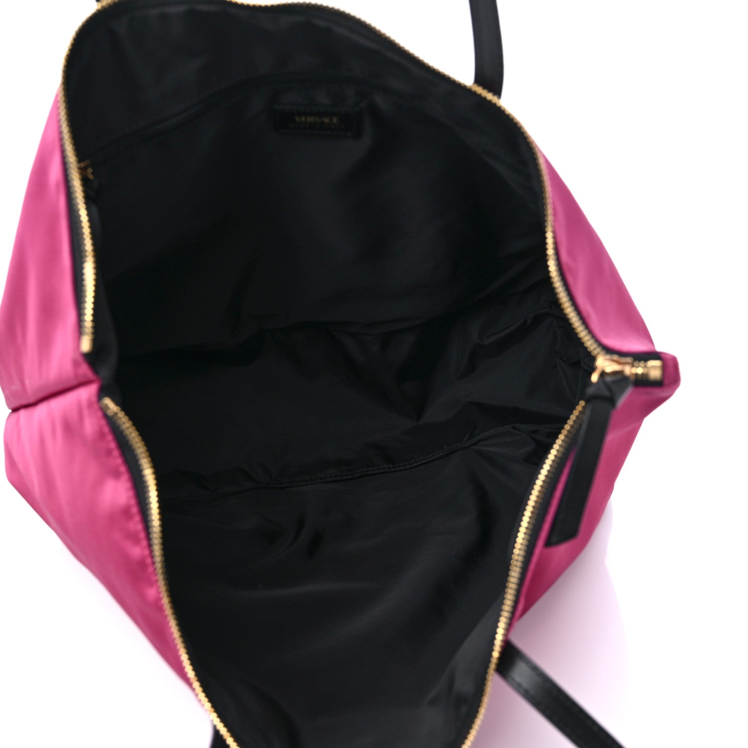 Versace Nylon Medusa Tote Dahlia Black 5 of 10