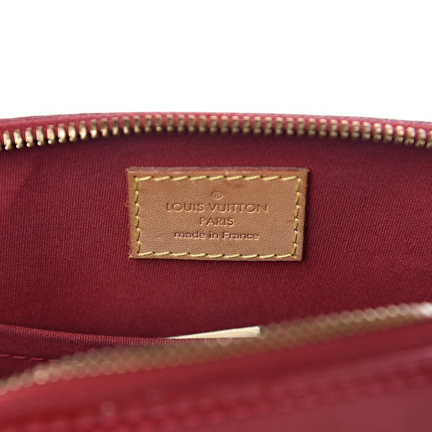 Louis Vuitton Vernis Alma BB Pomme D'Amour 7 of 17