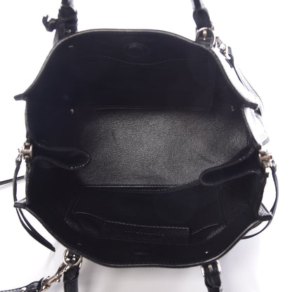 Balenciaga Calfskin Papier Mini A4 Zip Around Tote Black 5 of 7