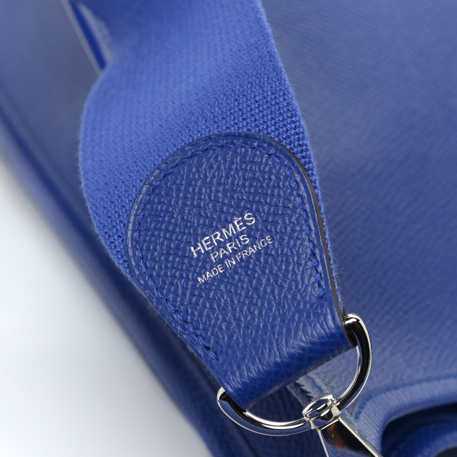 Hermes Epsom Evelyne III PM Bleu Electrique 10 of 13