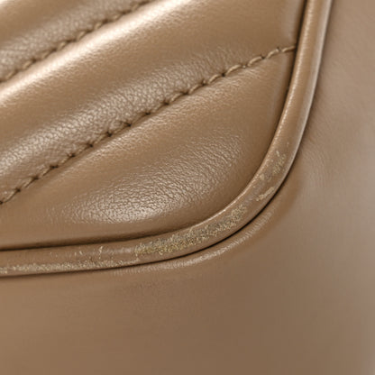 Saint Laurent Calfskin Matelasse Monogram Lou Camera Bag Dark Beige 14 of 16