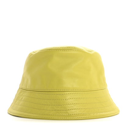 Loewe Lambskin Bucket Hat 57 Lime Yellow 3 of 8