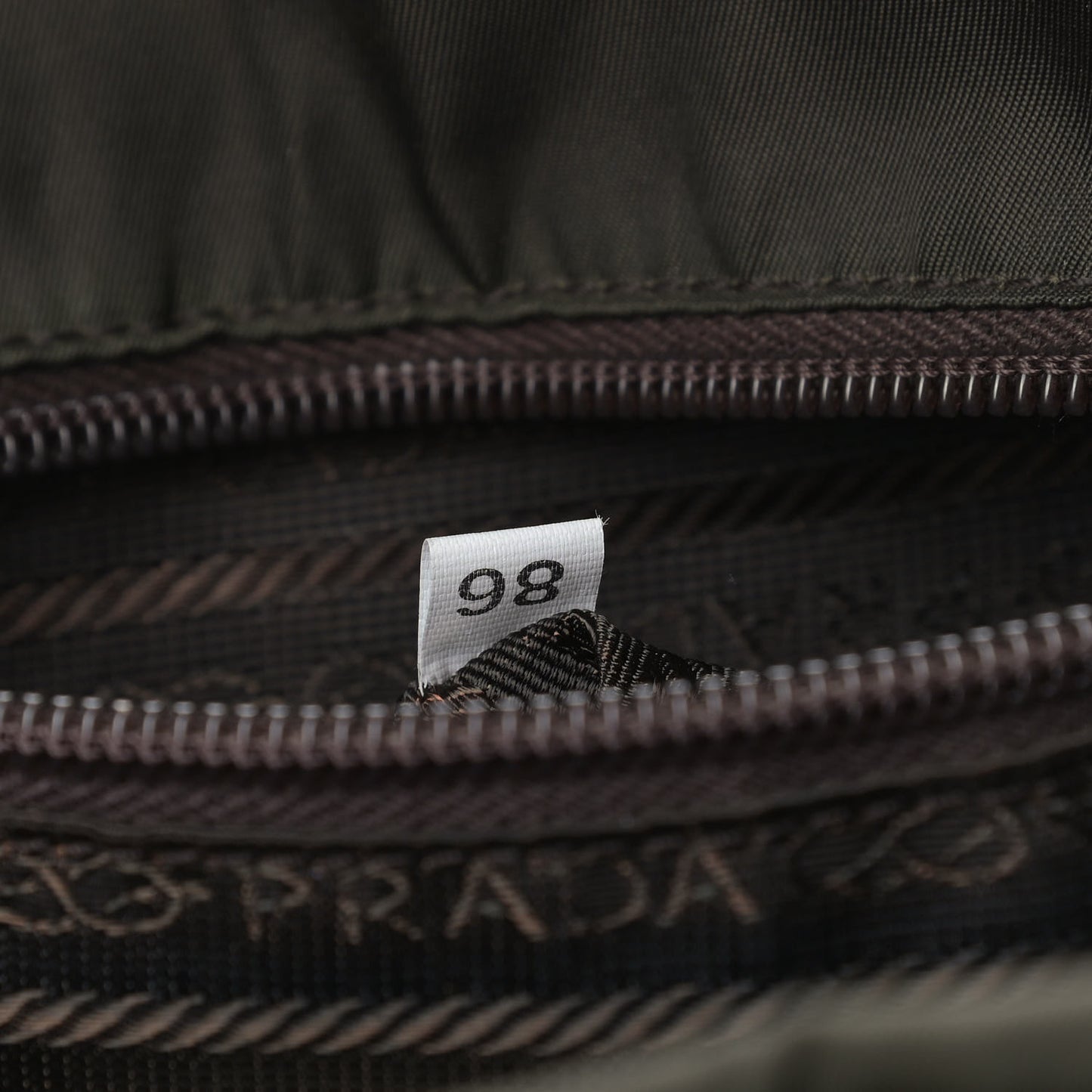 Tessuto Nylon Soft Calfskin Shopping Tote Ebano
